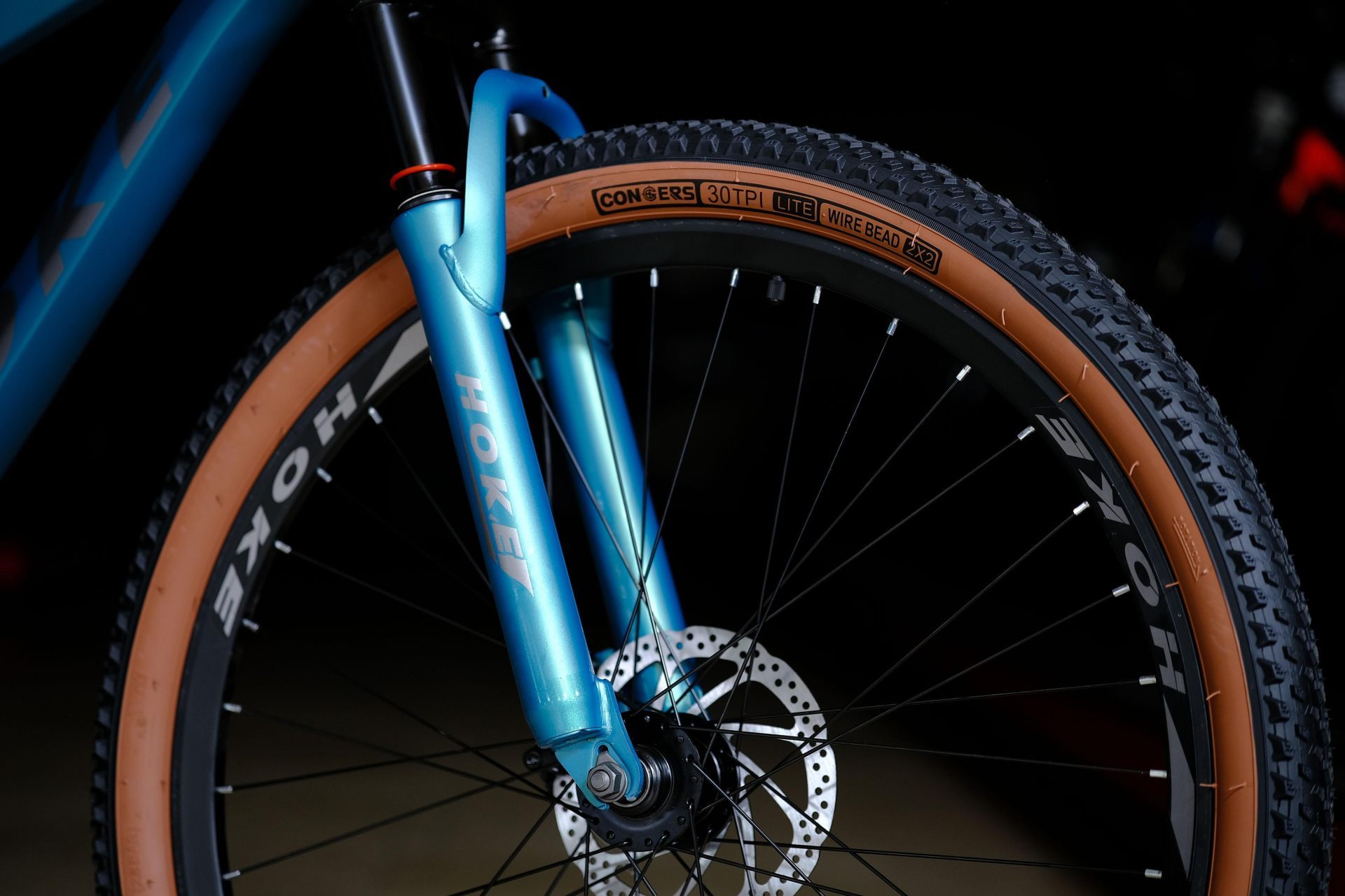 Обод 26 ALLOY двойной высокий, втулки стальные на промподшипниках HOKE ONE WAY 26 морская волна