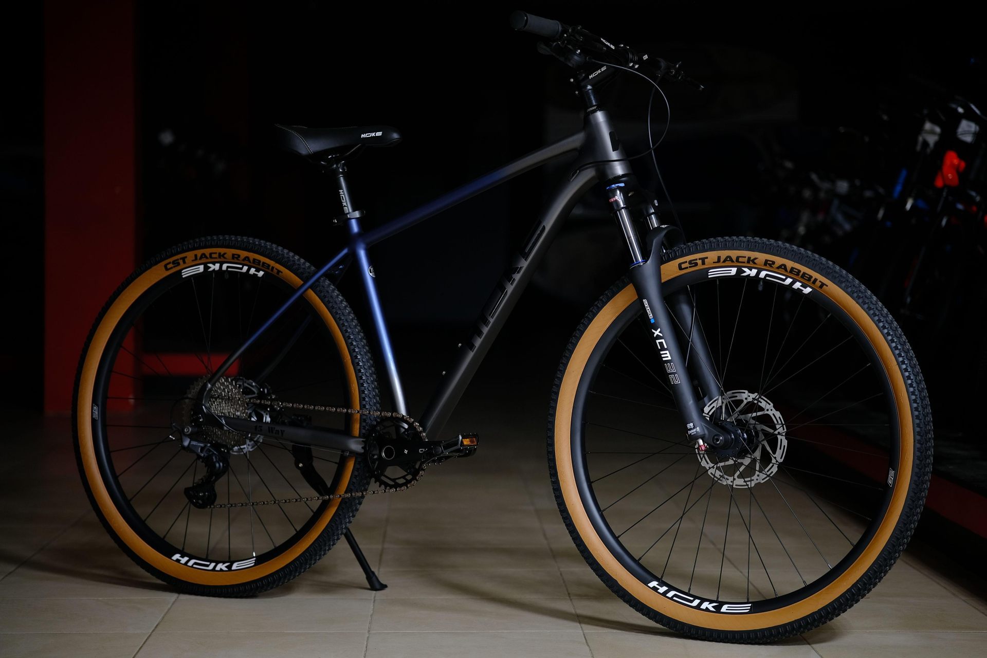 Велосипед HOKE 15 Way 29 HD матовый синий-чёрный 21