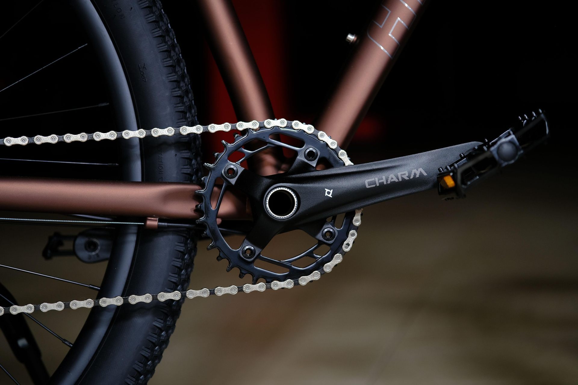 Система (шатун)  Prowheel Charm 36T Narrow Wide Hollowtech II CHARM-FD04S-TT HOKE 17 Way 29 HD матовый коричневый 19