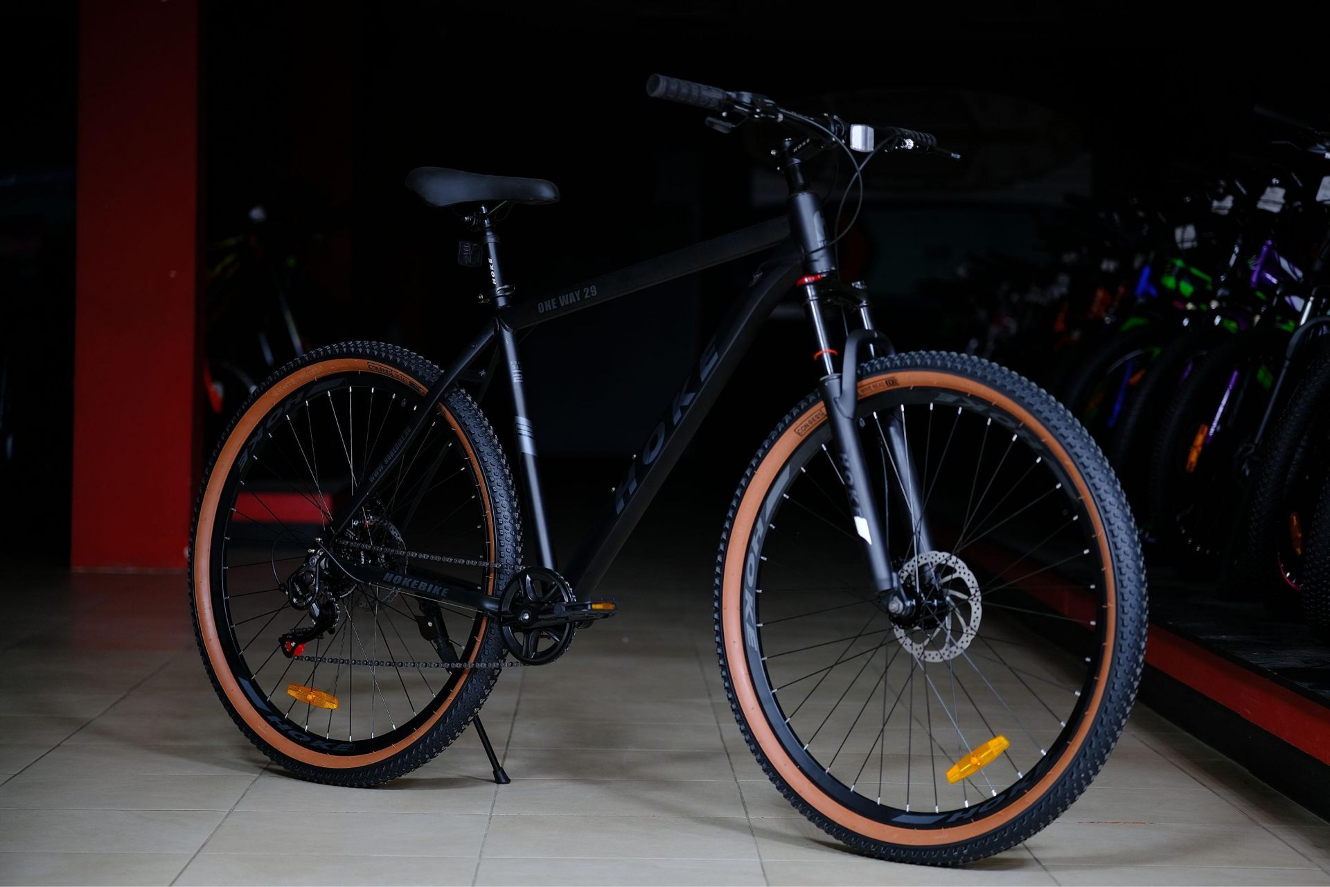 Велосипед HOKE ONE WAY 29 матовый чёрный 21